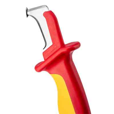 Нож монтажный Neo Tools диэлектрический, 1000V, изогнутое лезвие, 180мм (01-553) Винница