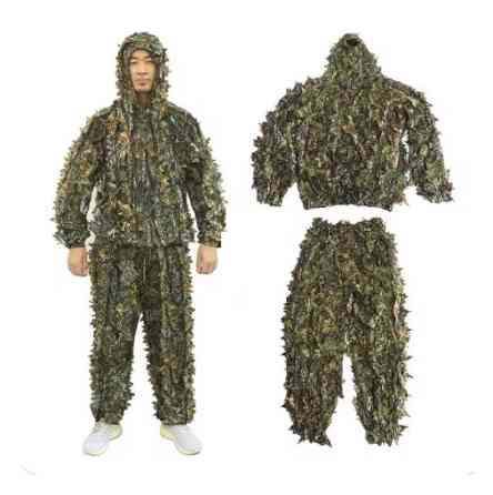 Маскировочный костюм Джунгли с листьями (размер XL-XXL) 180-195см Камуфляж Киев