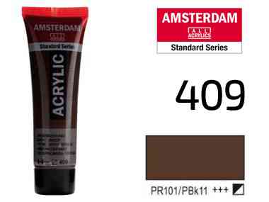 Краска акриловая AMSTERDAM (409) Умбра пыленая 20 мл Royal Talens Киев