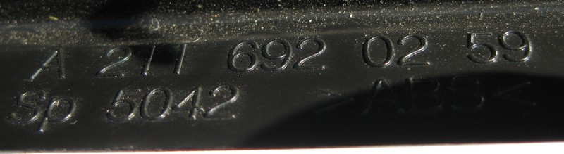 Mercedes-Benz  A2116920259 9051 Дефлектор правий у стійку "B" чорний E-Class W211 Одеса - фото 2