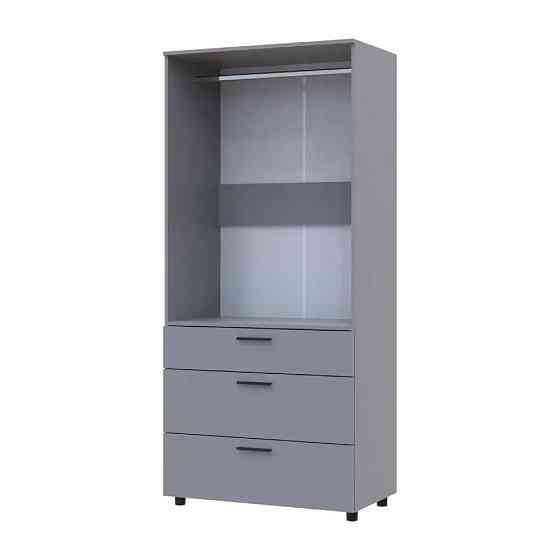 Шафа для одягу Doros Торн Сірий 2 ДСП/3Ш (штанга) 90х51.6х200 (DRS-012025) Львів