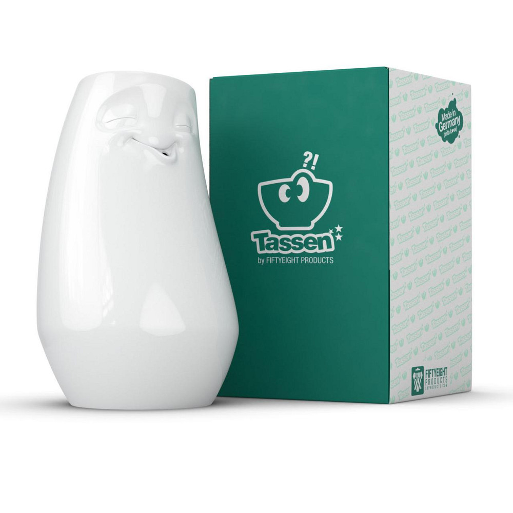 Ваза порцелянова Tassen Вальяжний Laid-back (23 см) Білий Київ - фото 9