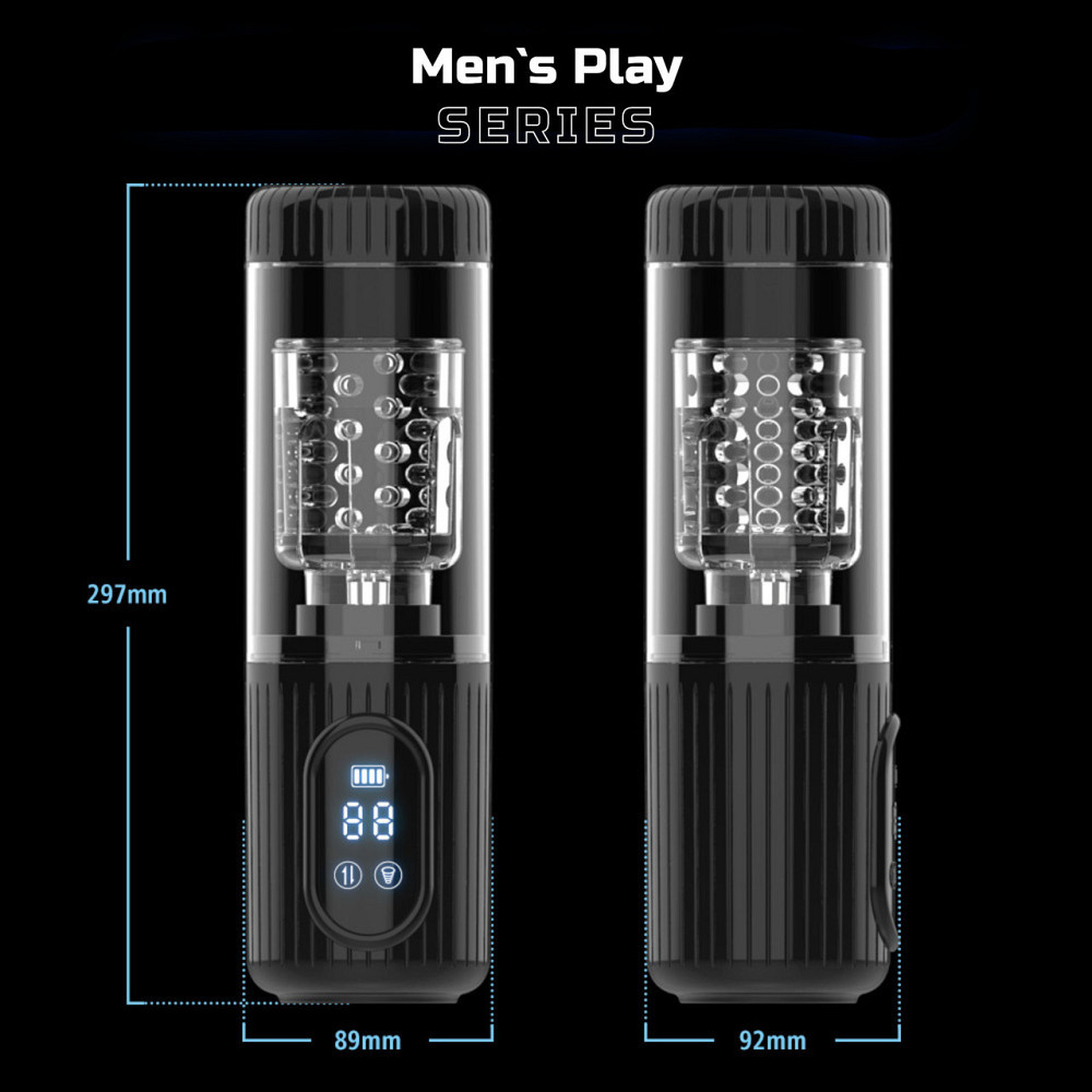Мастурбатор - Erospace Men’s Play Automatic Thrusting Masturbator B2 Sex Aura Київ - фото 10