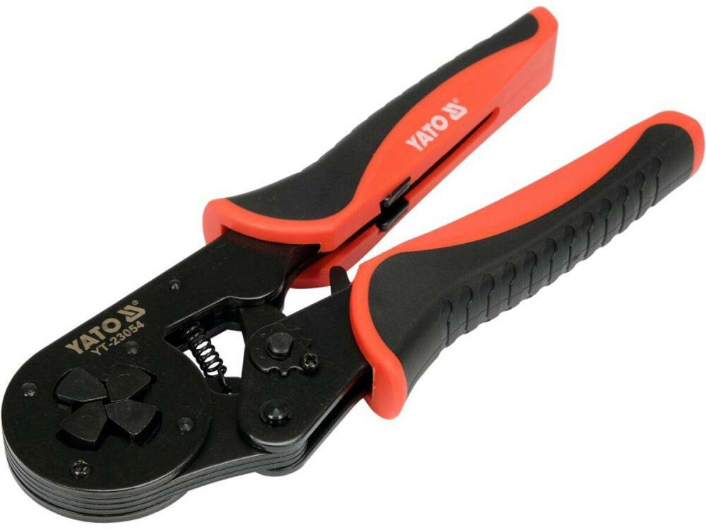 Кліщі самоустановлюв. для затискання втулкових наконечників провідників YATO S=4-16мм², l=210мм [10] Одеса - фото 1