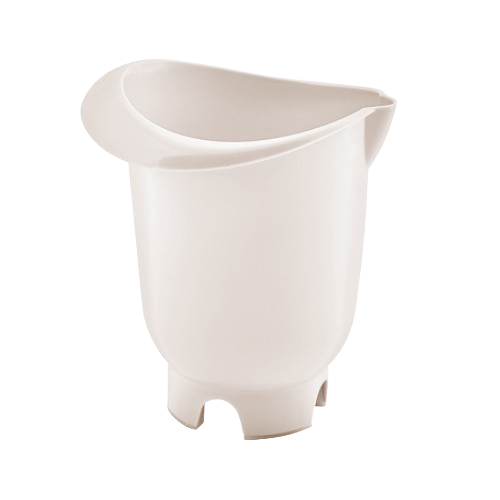 Миска для міксера 1л пластик біла троянда Алеана Житомир - фото 1