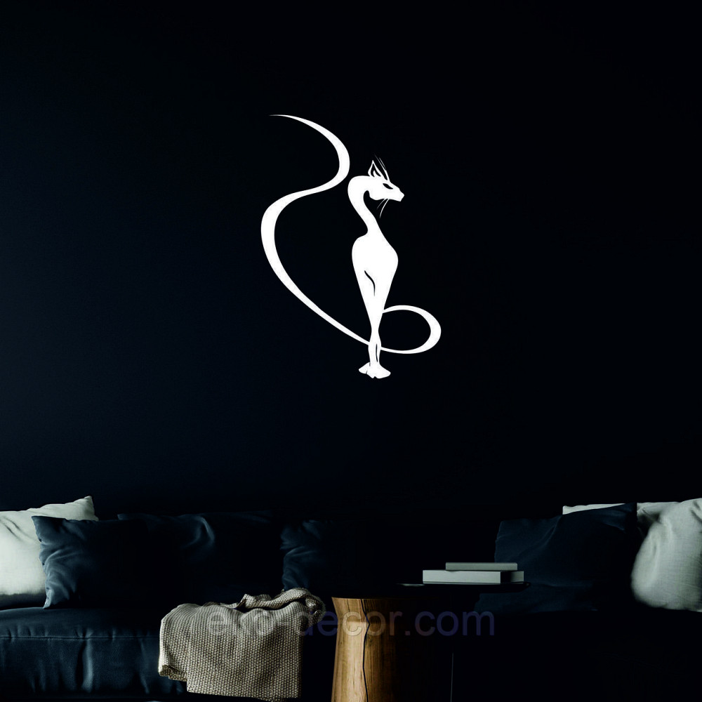 Декоративне настінне 3D Панно «Кіт» Декор на стіну з об'ємом Київ - фото 4