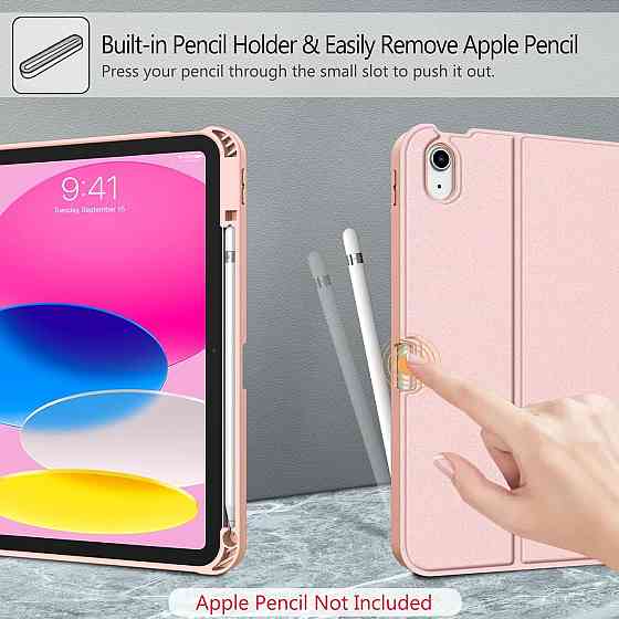 Фирменный чехол клавиатура Fintea для iPad A16 11 поколения 2025/ 10-го поколения (2022) A2696 / A2757 / A2777 держатель карандаша Днепр