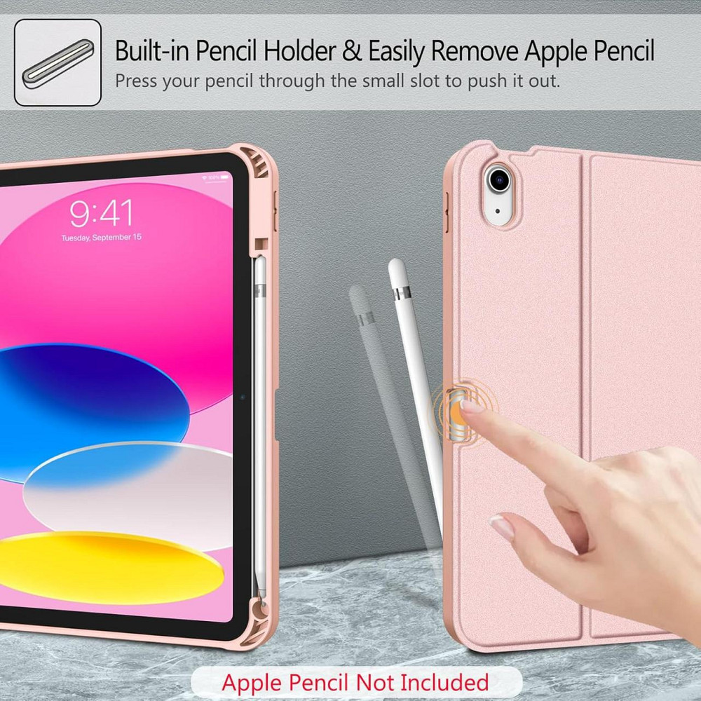 Фірмовий чохол клавіатура Fintie для iPad A16 11 покоління 2025/ 10-го покоління (2022) A2696 / A2757 / A2777 з тримачем олівців Дніпро - фото 6