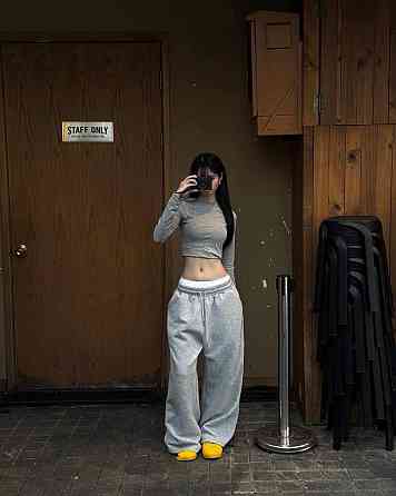 Жіночий стильний костюм двійка oversize віскоза+двонитка Одеса