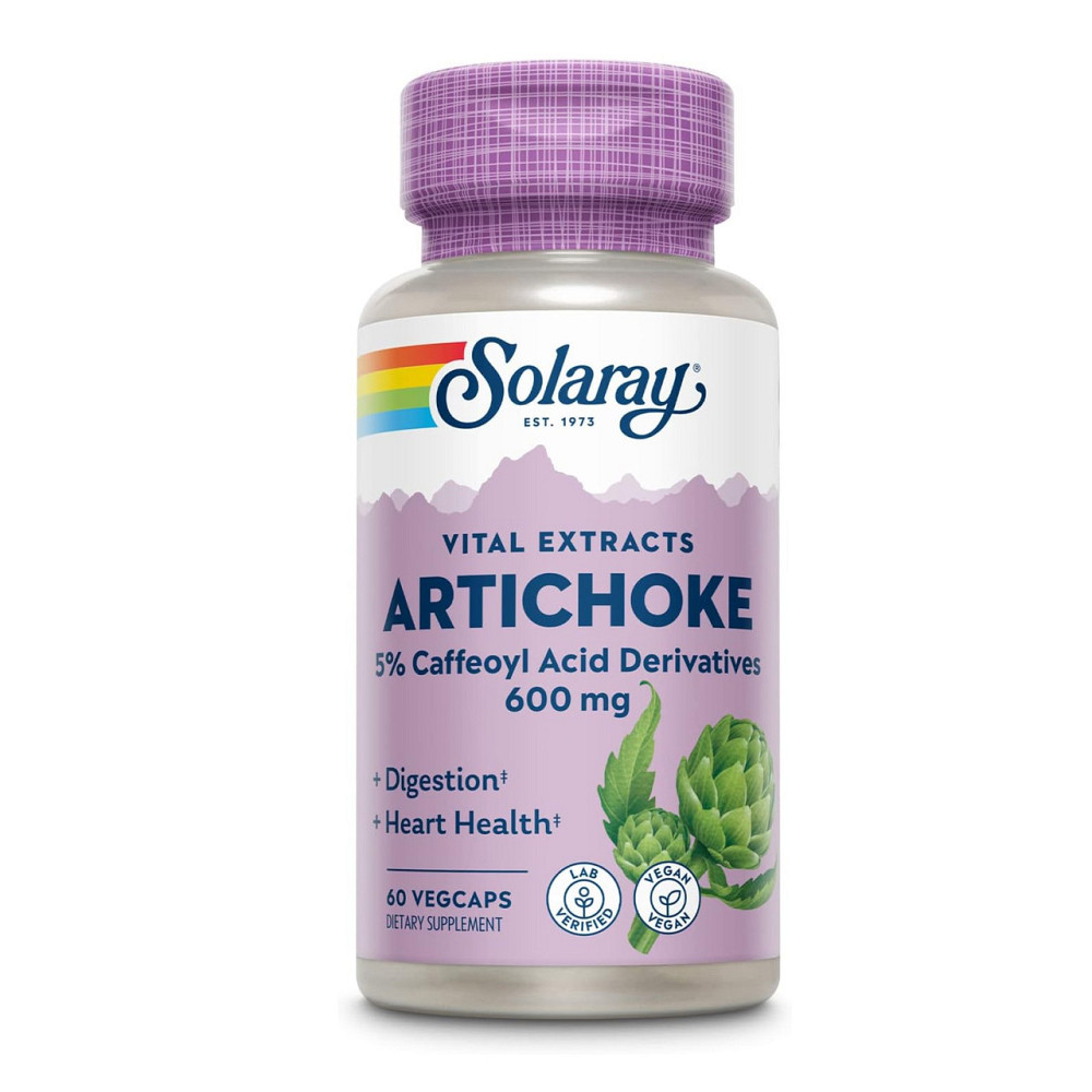 Екстракт листя артишоку Solaray Artichoke Leaf Extract 300mg 60 vcaps Київ - фото 1