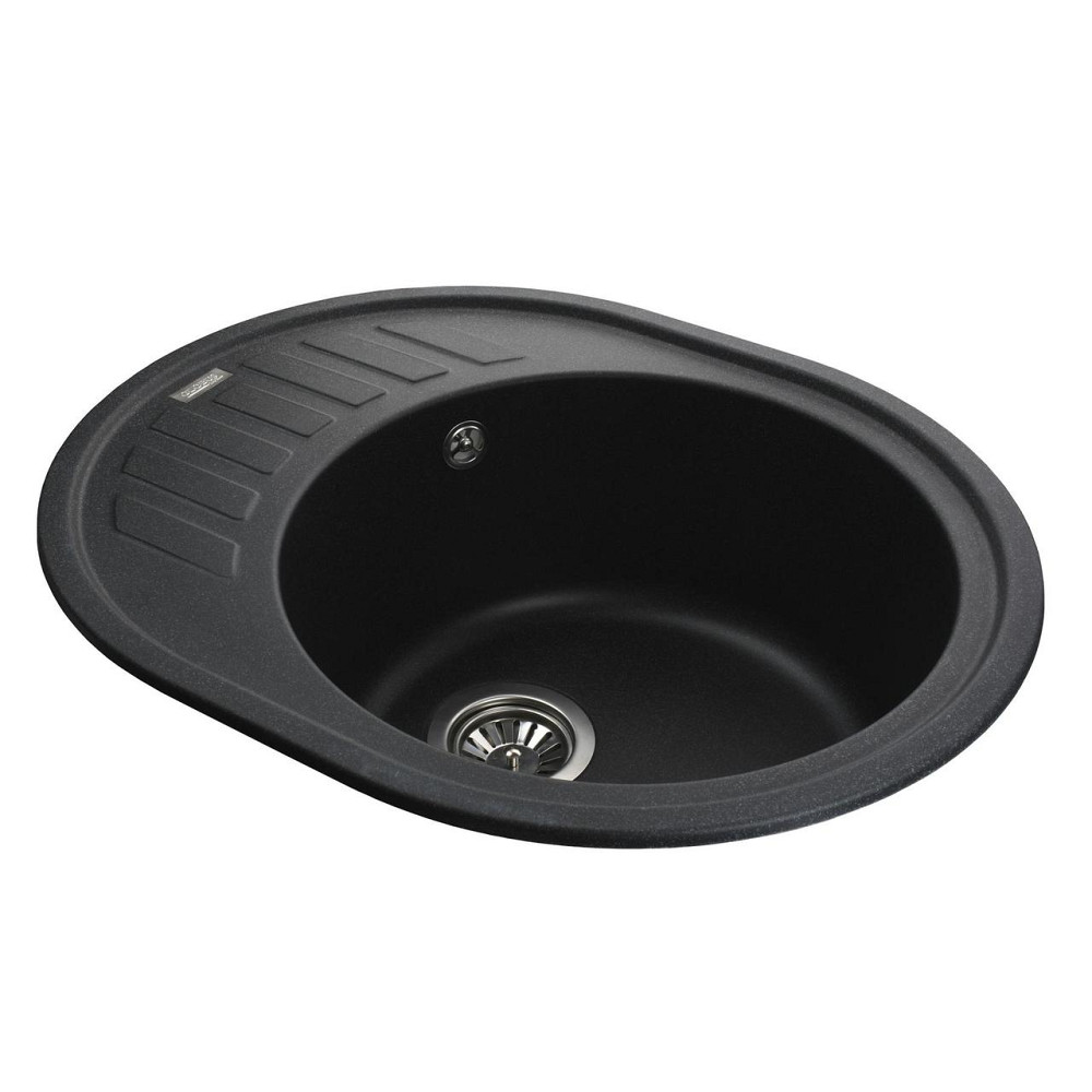 Гранитная мойка Globus Lux ARNO графит 650х500мм-А0001 (000022543) Киев - изображение 4