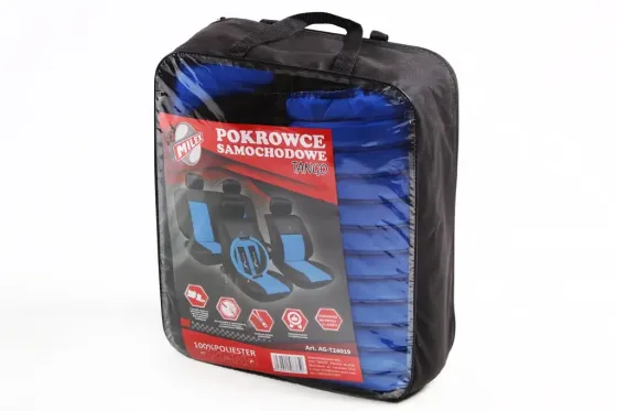 Шахли на сідниці Milex Tango голубі (3 шт) + оплетка на кермо/ремні Вінниця