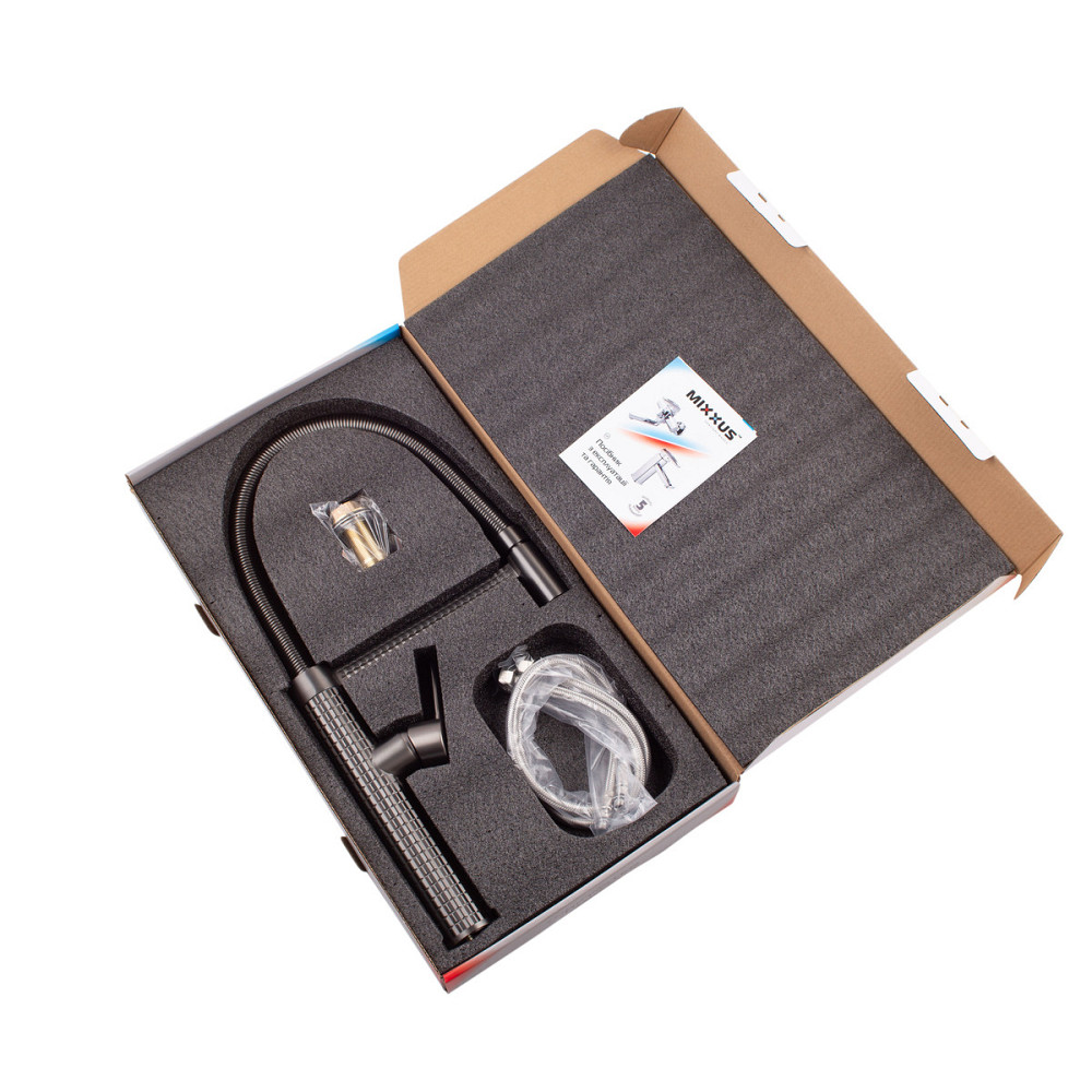 Кухонний змішувач Mixxus Premium Spark 017 GRAPHITE MI6970 Харків - фото 4