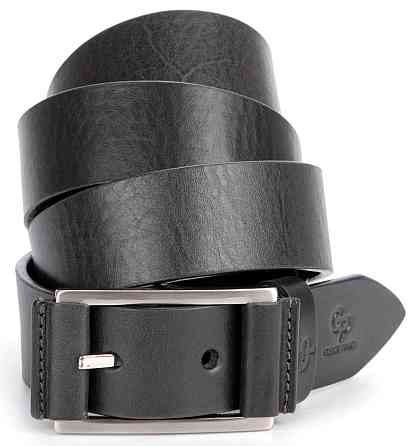 Стильный ремень под брюки GRANDE PELLE 00869 Черный Киев