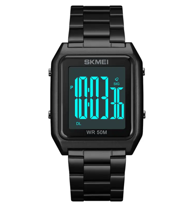 Чоловічий наручний годинник Skmei 1879 (Чорний з чорним) Київ - фото 2