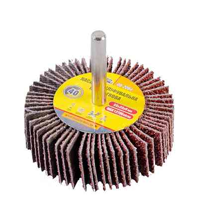 MASTERTOOL Насадка шліфувальна пелюсткова MASTERTOOL зерно 40 60х20 мм зі стрижнем 6 мм 08-2264 Київ