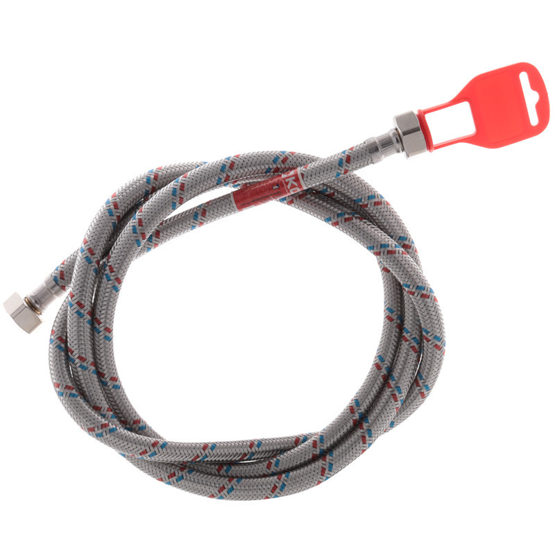 Гибкий шланг для подключения воды гайка 1/2'' - гайка 1/2'' (180 см) Koer (KR0260) Киев - изображение 2