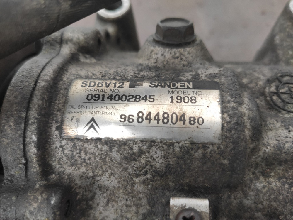 Компресор кондиціонера Fiat Fiorino 1.4 hdi 2007-2016 (9684480480) Ковель - изображение 4