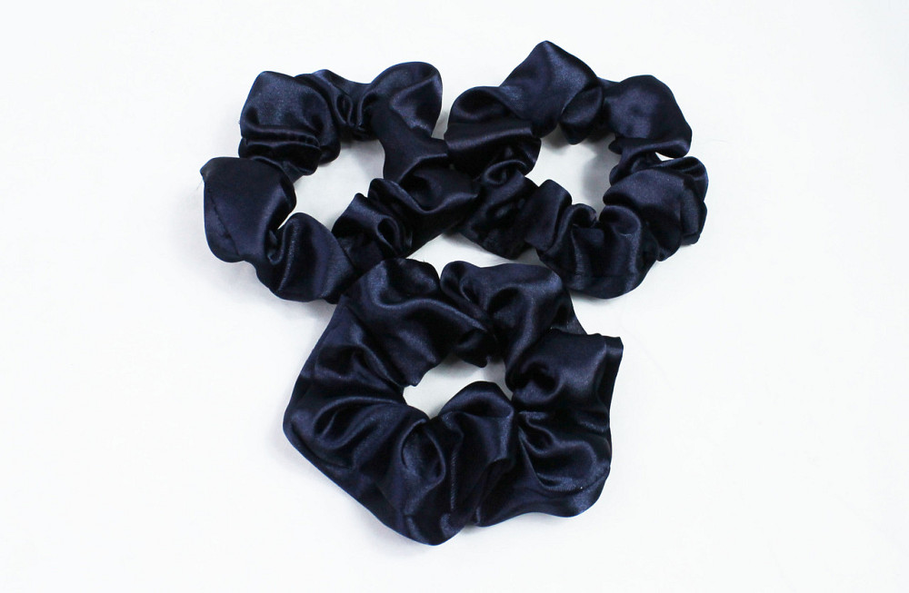 Набір гумок для волосся атласний Синій Харків - фото 2