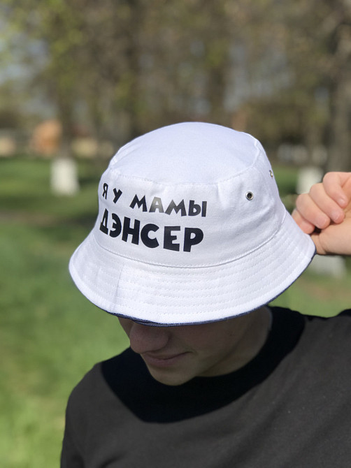 Панама unisex, Тренд 2021 з принтом — "Я у мами денсер". Чернівці - фото 2