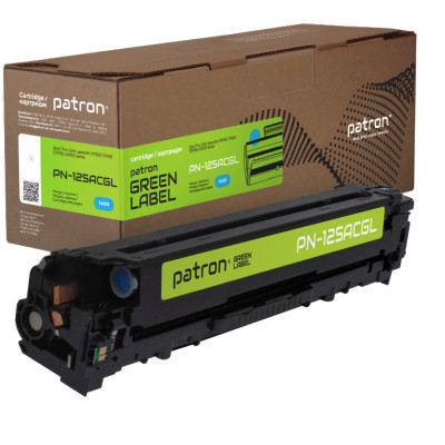 Картридж Patron HP 125A (CB541A) Green Label, cyan (PN-125ACGL) Вінниця - фото 1