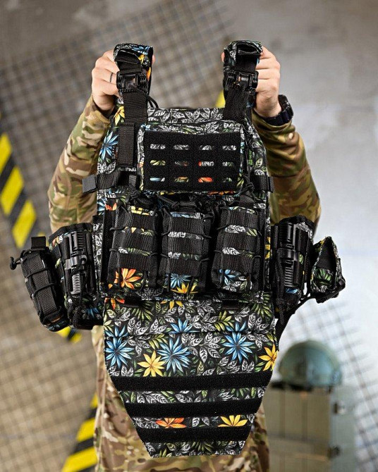 Плитоноска 4 быстрых сброса с напашником NETFLIX VTM   ПП4638 Одесса - изображение 8