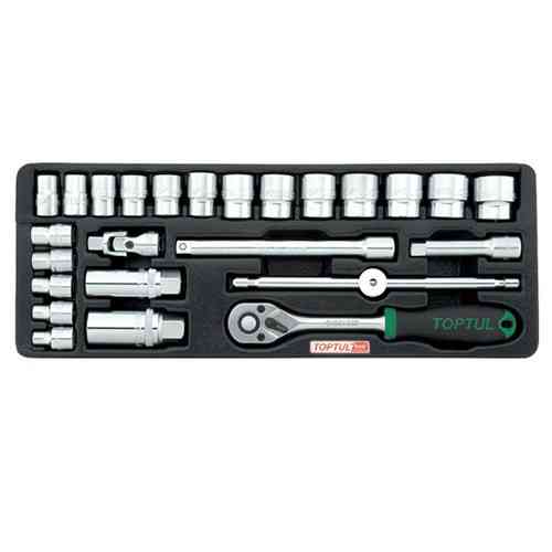 Набір головок з тріскачкою в ложементі 3/8" 25ед. TOPTUL GCAT2501 Одеса