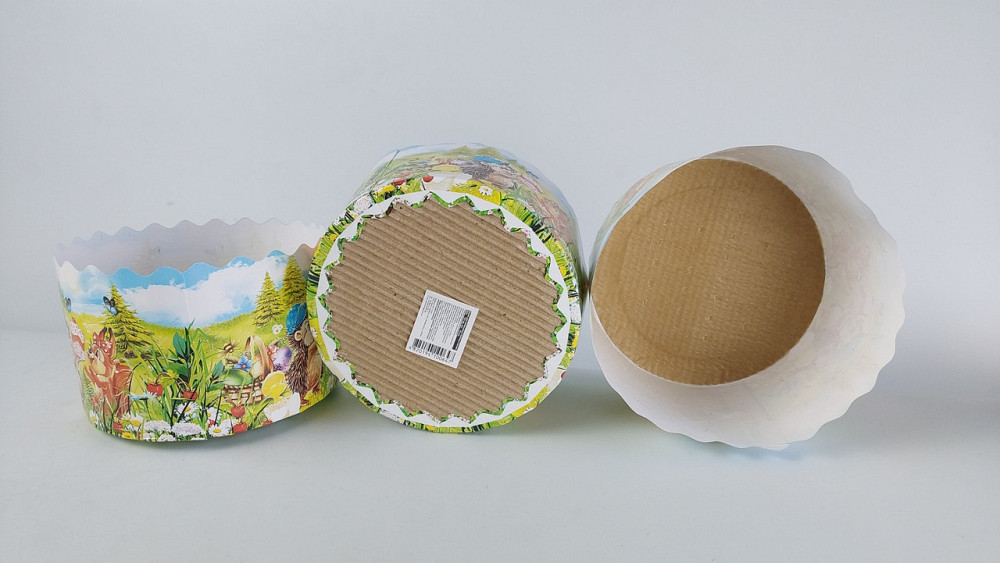 Форми паперові для куліча (85*130) Дитячі (400 г) (50 шт.) Харків - фото 4