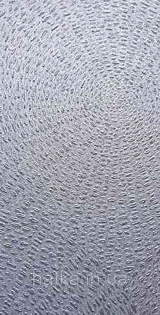 Обои виниловые на флизелиновой основе Rasch Ascona 1.06х10 абстракция круги точки структурные серебристые 3д Киев