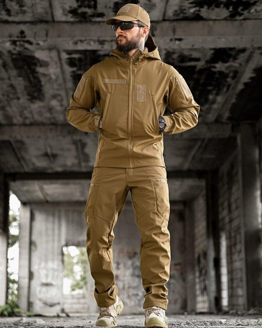 Тактический костюм софтшел sofftshel  AURA  койот ПП7821 Одесса - изображение 11