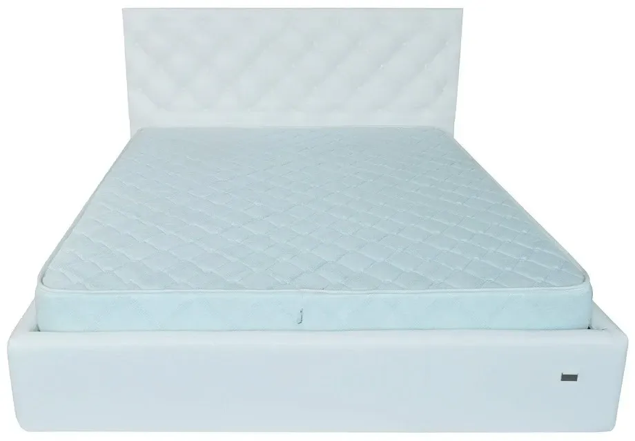 Ліжко Двоспальне Bristol Comfort 180 х 190 см Boom 01 З підйомним механізмом та нішою для білизни Білий Київ - фото 2