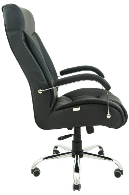 Офисное Кресло Руководителя Richman Magistr Кожа Комбо Lux Хром М1 Tilt Черный Киев - изображение 3