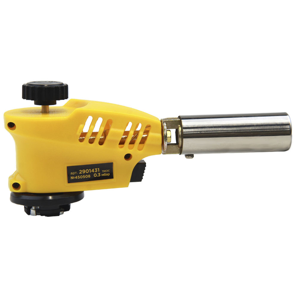 Sigma Горелка газовая с регулировкой пламени сверху и пьезоподжигом Ø20мм 153мм SIGMA (2901431) Коломыя - изображение 7