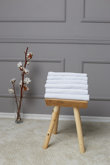 Рушник банний Ideal Textile махровий 100х150 см (56860335) Білий Чернівці - фото 7