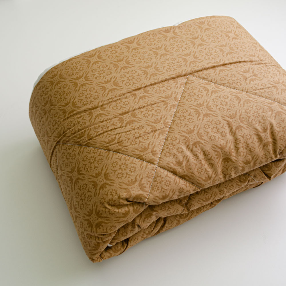 Наматрацник конопляний двоспальний 160х200 см покриття сатин Youstar (Коричневий) Суми - фото 2