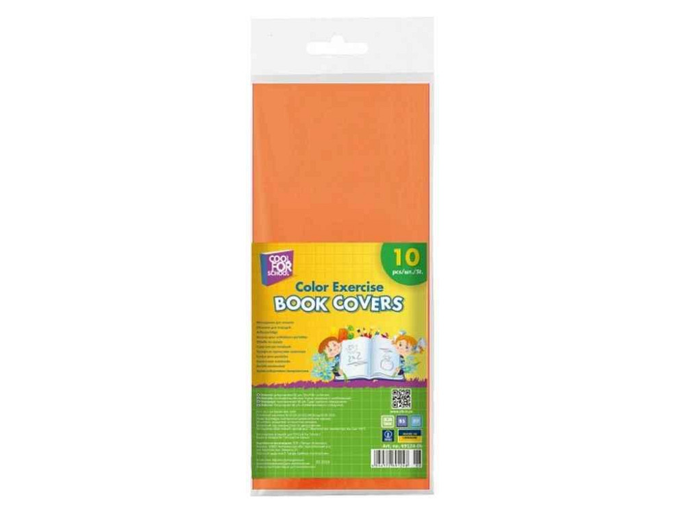 Обложки для тетрадей 60мкм цветные (уп. 10шт.) CF69124-06 ТМ COOLFORSCHOOL Solmir Киев - изображение 1