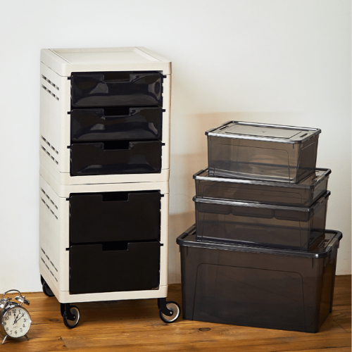 Контейнер 12 л коричневий прозор/какао Smart Box Алеана Житомир - фото 2