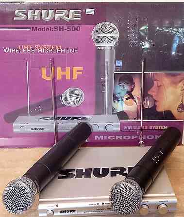 Комплект беспроводных микрофонов Shure SH-500 (2 микрофона SM-58II) Киев