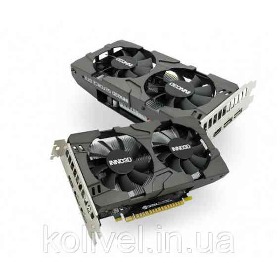 GeForce GTX1630 Inno3D Twin X2 OC, 4GB GDDR6, 64bit, PCI Express (N16302-04D6X-1177VA25) Киев