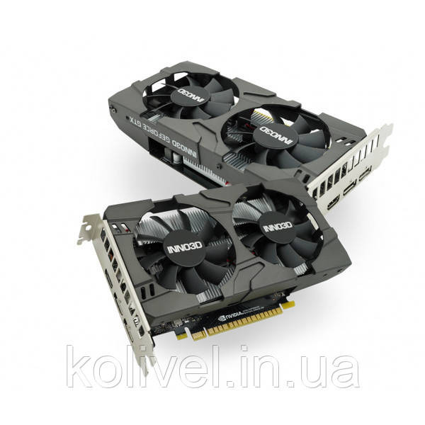 GeForce GTX1630 Inno3D Twin X2 OC, 4GB GDDR6, 64bit, PCI Express (N16302-04D6X-1177VA25) Київ - фото 2