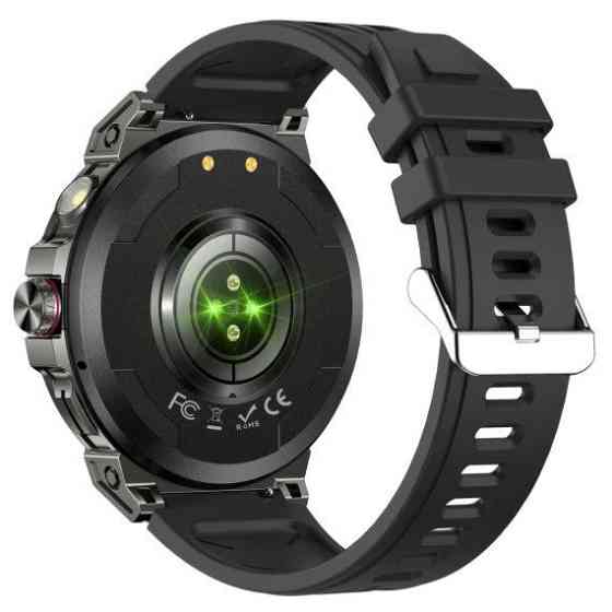 Умные наручные спортивные часы Smart Stalker Max с компасом (Черные) Винница