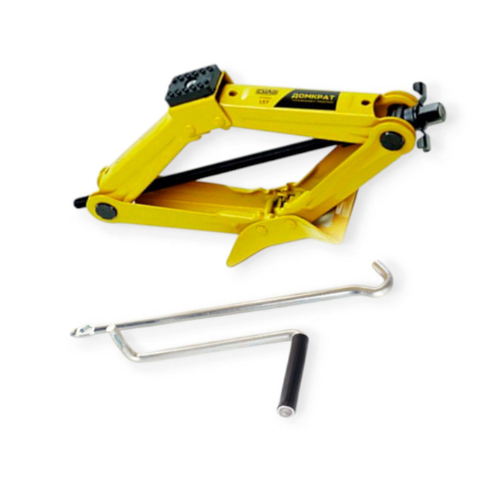 Домкрат ромбовый 2 т, 115-395 мм, резиновая опора Мукачево - изображение 1
