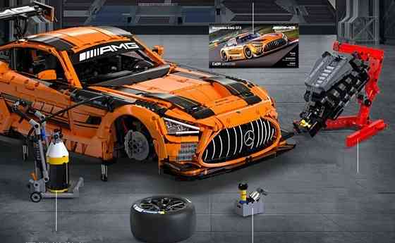 Конструктор CaDA Master Mercedes-AMG GT3 C64008W 1:8, 5466 деталей, гоночный автомобиль, механическая модель с LED и пневматикой Киев