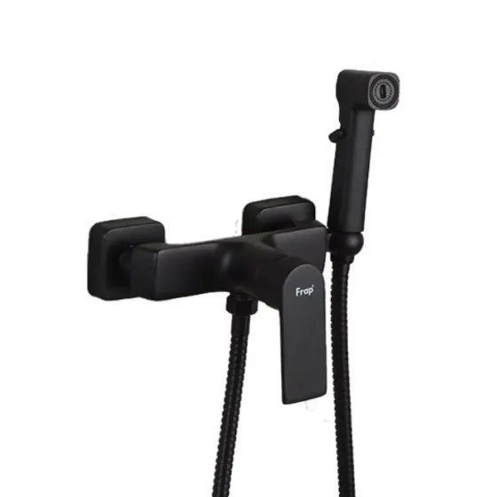 Гігієнічний душ із змішувачем Frap F2071-6 чорний Київ