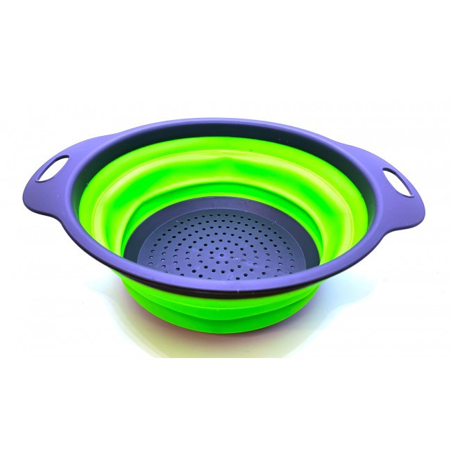 Друшляк складаний круглий із силікону Київ - фото 1