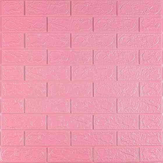 3D панель самоклеющаяся 700х770х3мм кирпич Розовый (004-3) SW-00000231 Киев