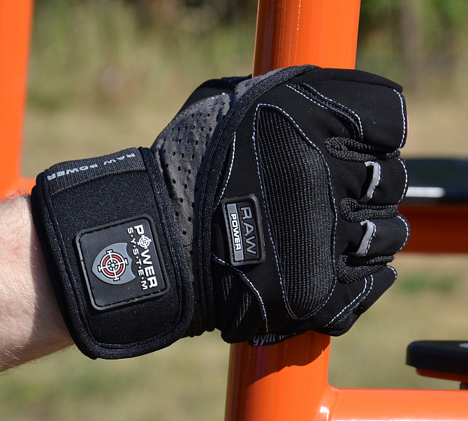 Рукавички для фітнесу Power System PS-2850 Raw Power Black/Grey M Кам'янське - фото 4