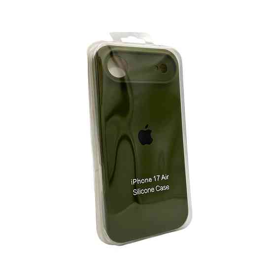 Чохол для смартфона Silicone Full Case AA Camera Protect for Apple iPhone 17 Air 29,Army Green Київ