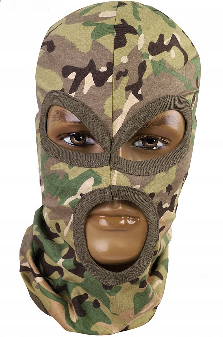 Универсальная Тактическая Балаклава - маска 3 отверстия MFH (10901X) Multicam Нововолынск - изображение 6