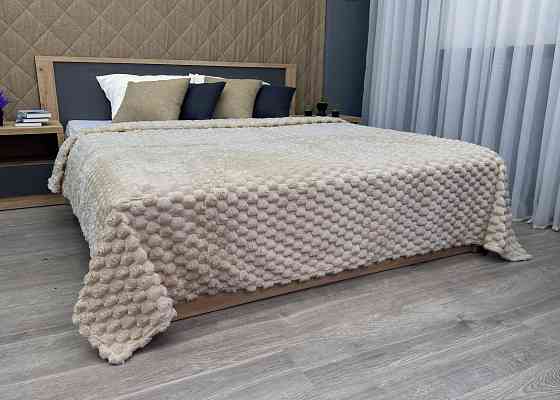 Плед-покривало 210х210 см (+-5см) Соти Світло-бежевий (87-204) Київ